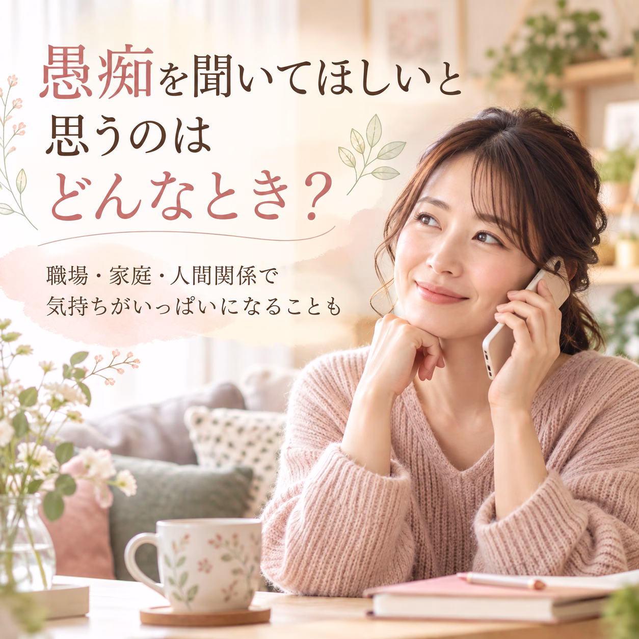 愚痴を聞いてほしいと思うのはどんなとき？