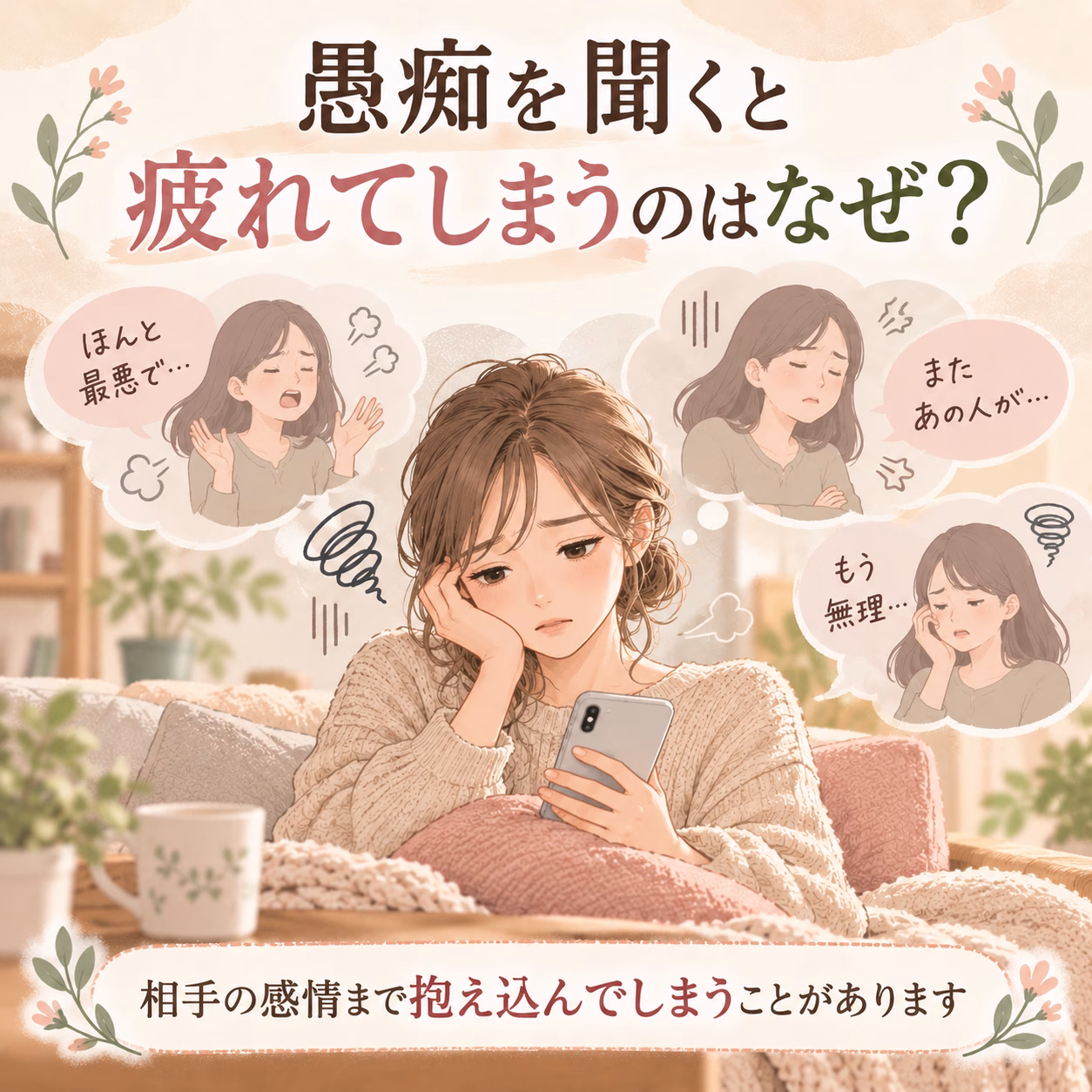 なぜ愚痴を聞くとこんなに疲れるのか