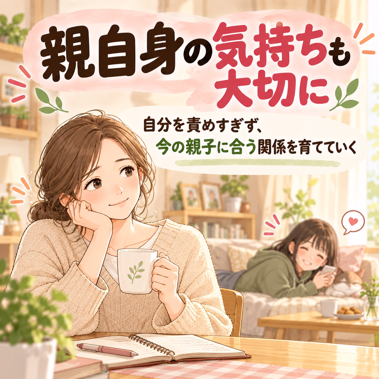 親子関係を修復するとき、親自身の気持ちも置き去りにしない