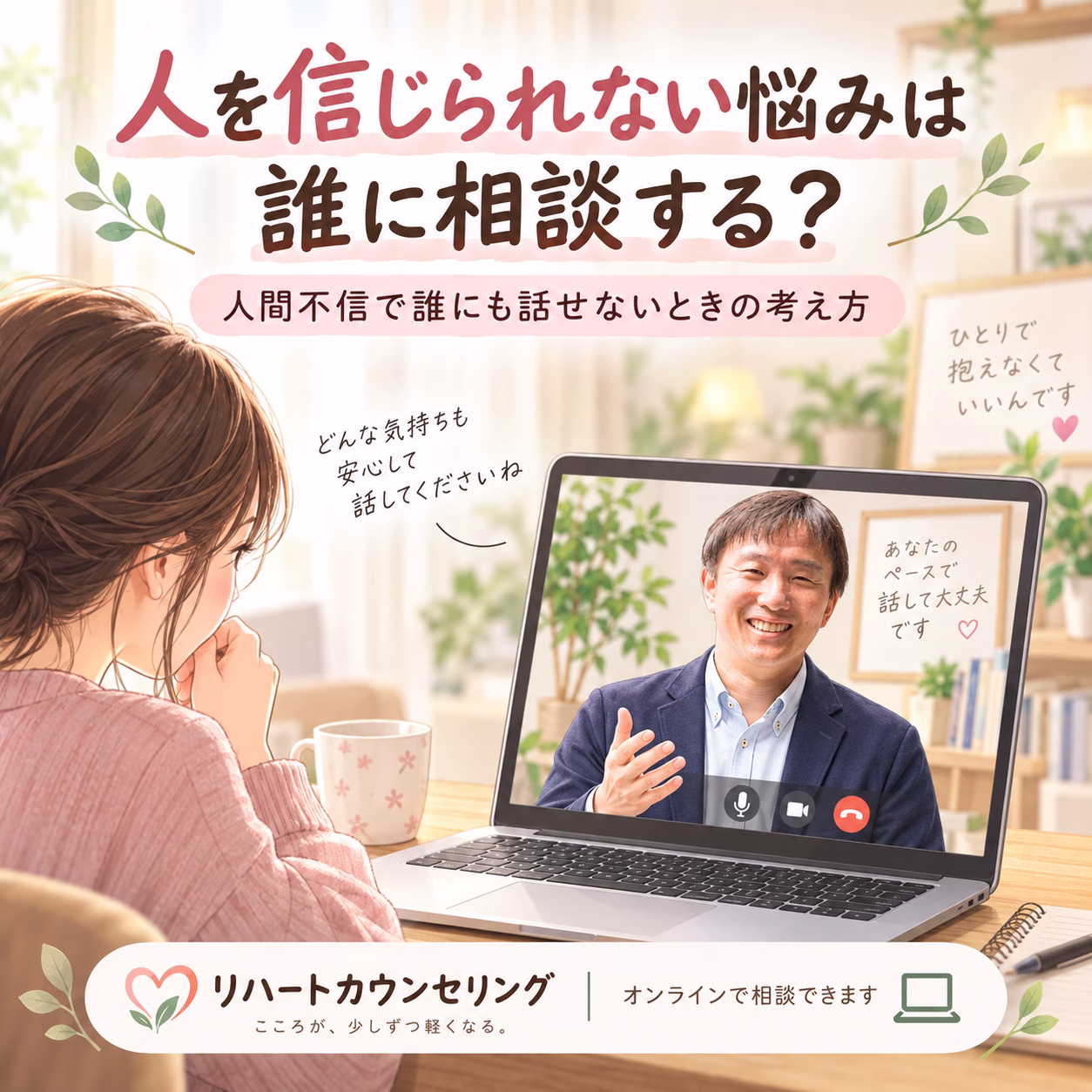 人を信じられない悩みは誰に相談する？人間不信を一人で抱えているときの話し方