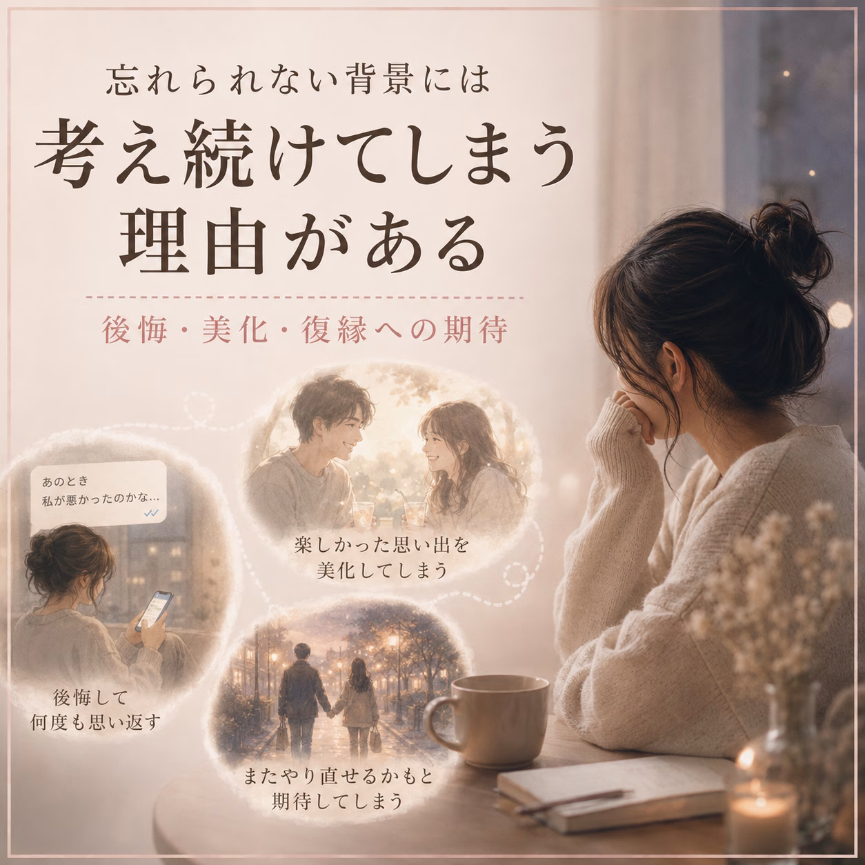 出来事・感情・考えを分けて、自分の気持ちを整理する