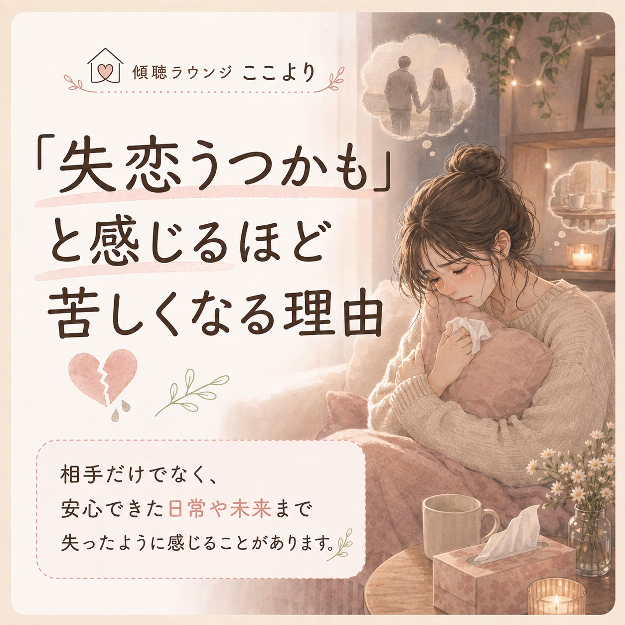 「失恋うつかも」と感じるほど苦しくなる理由