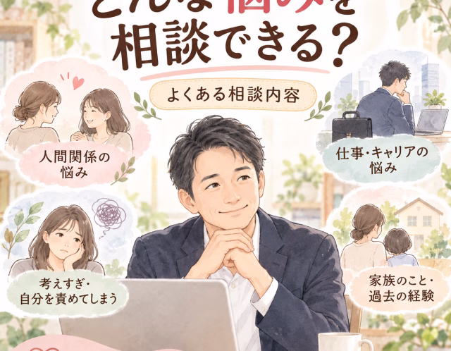 リハートカウンセリングでは何を相談できる？よくある悩みと相談内容