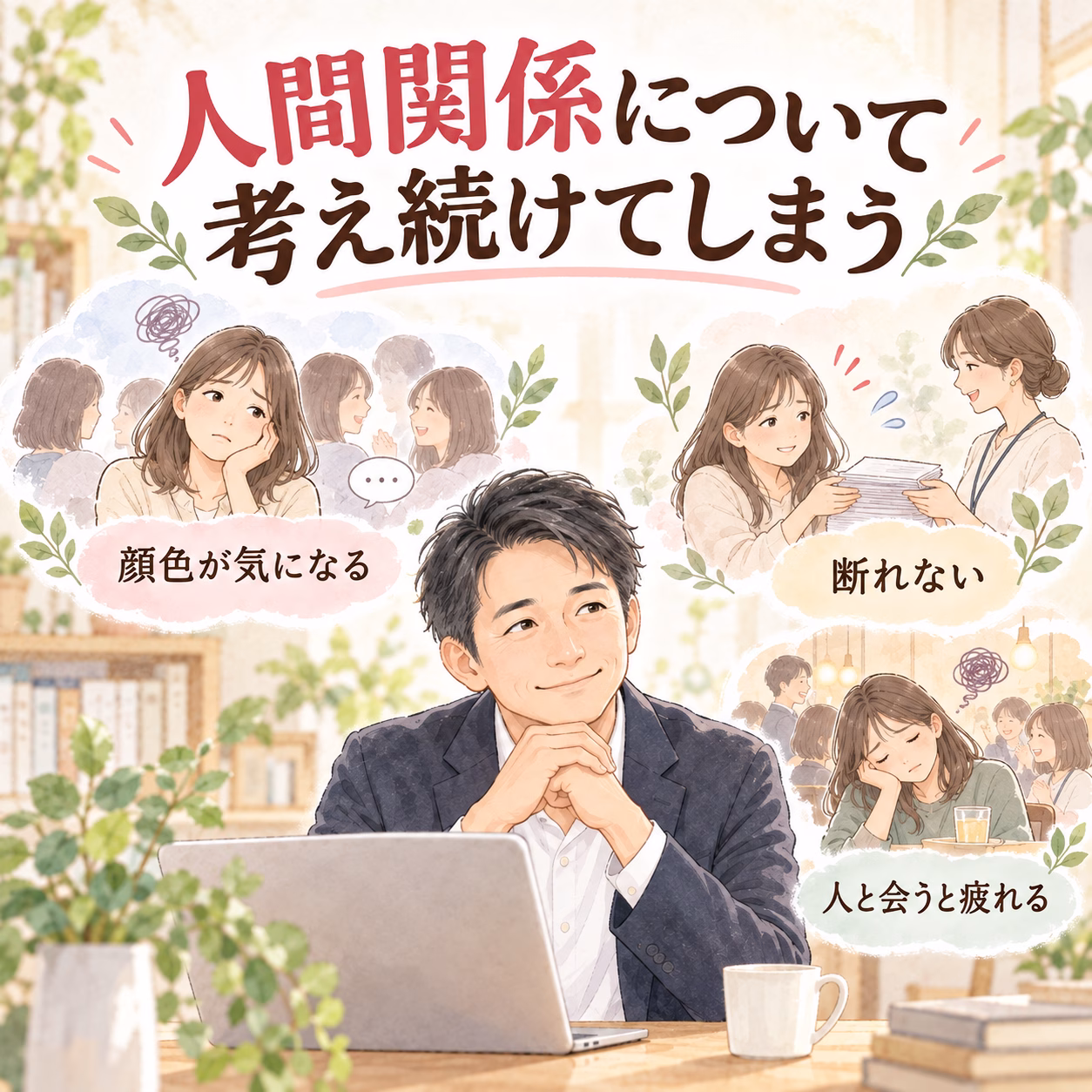 人間関係について考え続けてしまう