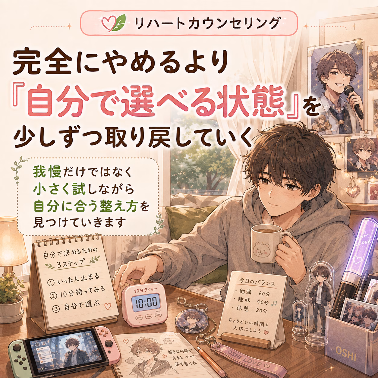 完全にやめるより、「自分で選べる状態」を少しずつ取り戻していく