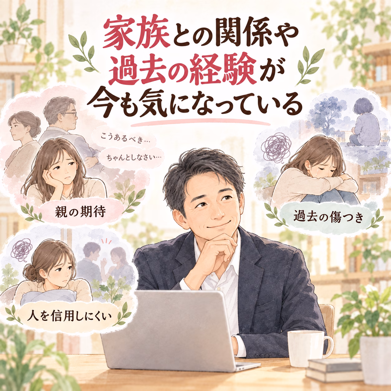 家族との関係や過去の経験が今も気になっている