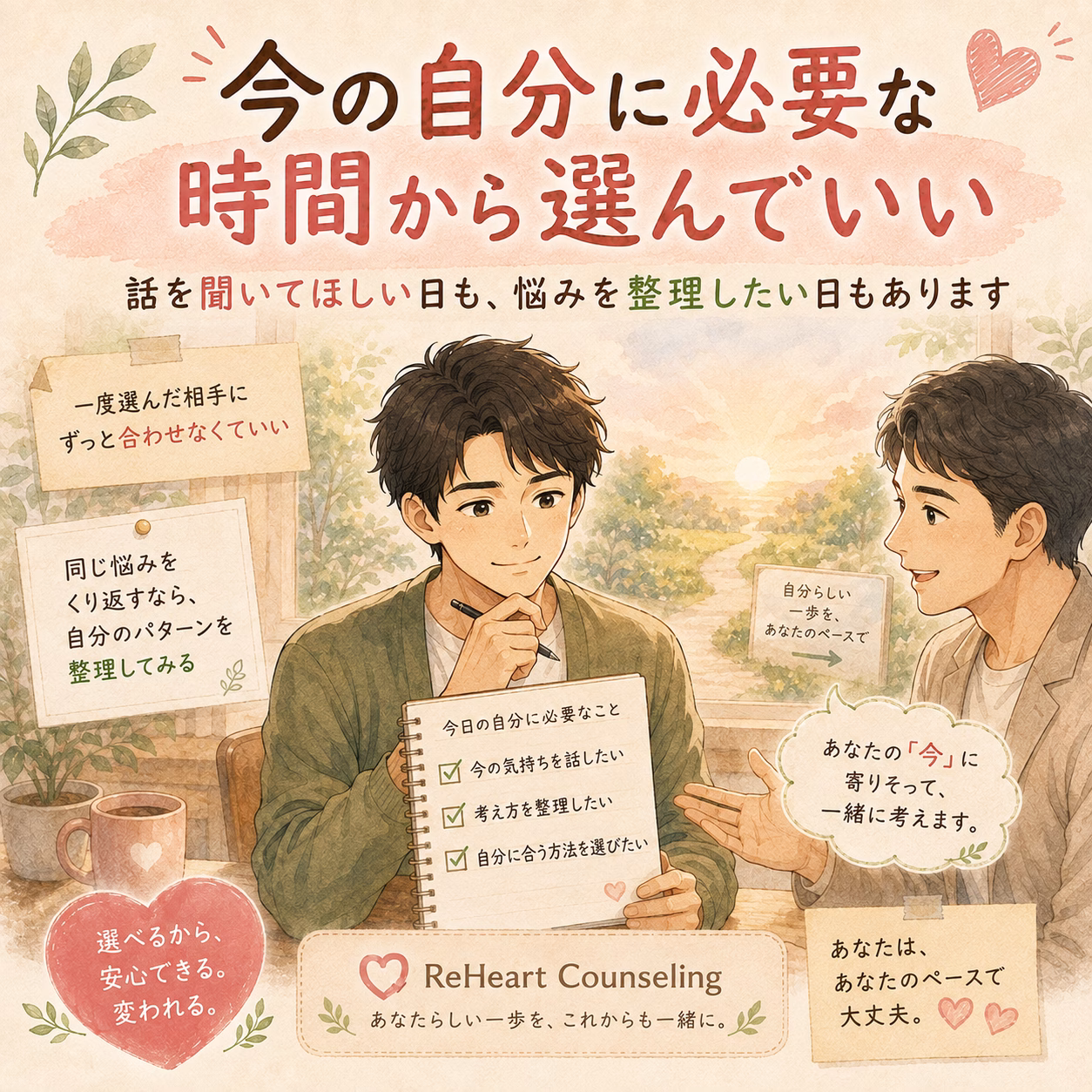 相性は「安心して本音を話せるか」で考えてみる