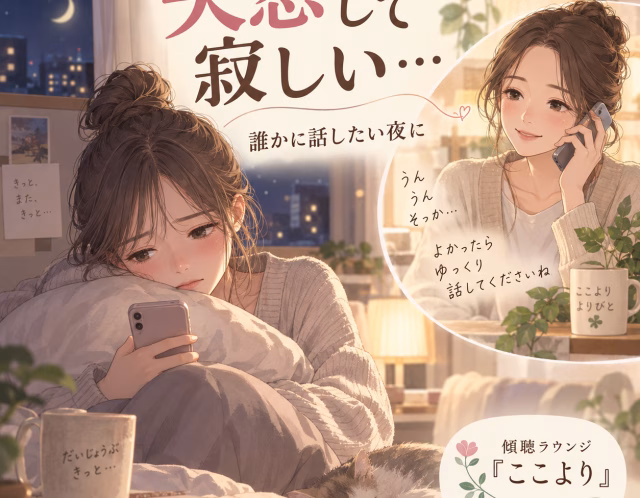 失恋して寂しい…誰かに話したい夜に｜ひとりで抱えないための気持ちの整理