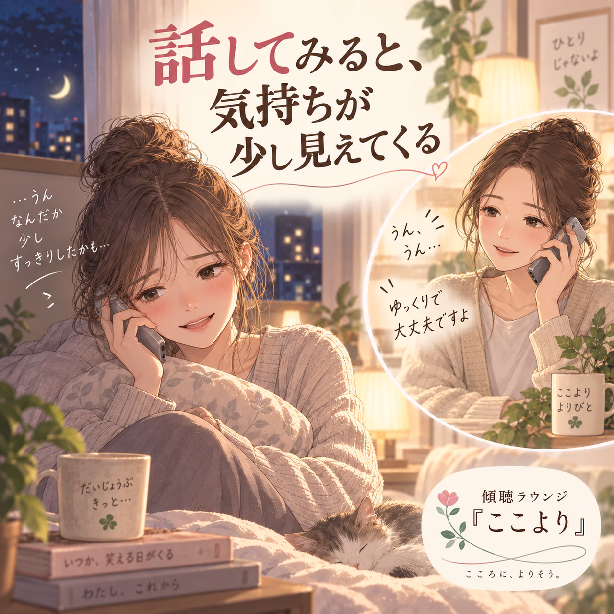 誰かに話すことで見えてくる自分の本当の気持ち