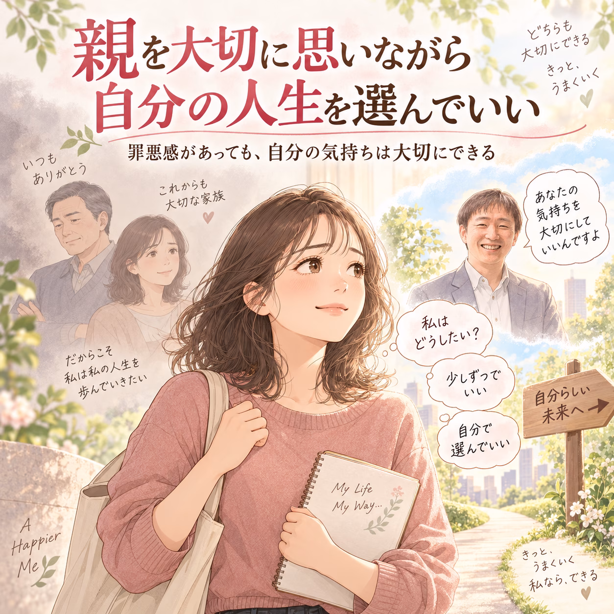 親の期待と自分の気持ちを分けて考えるために