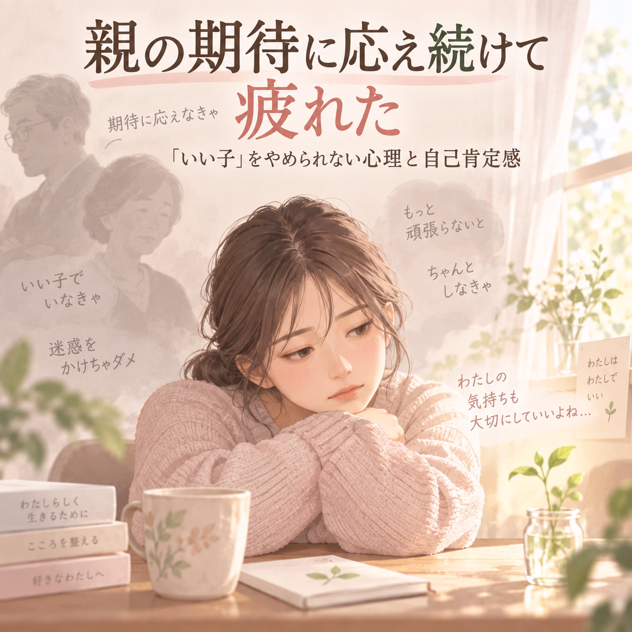 親の期待に応え続けて疲れた｜『いい子』をやめられない心理と自己肯定感
