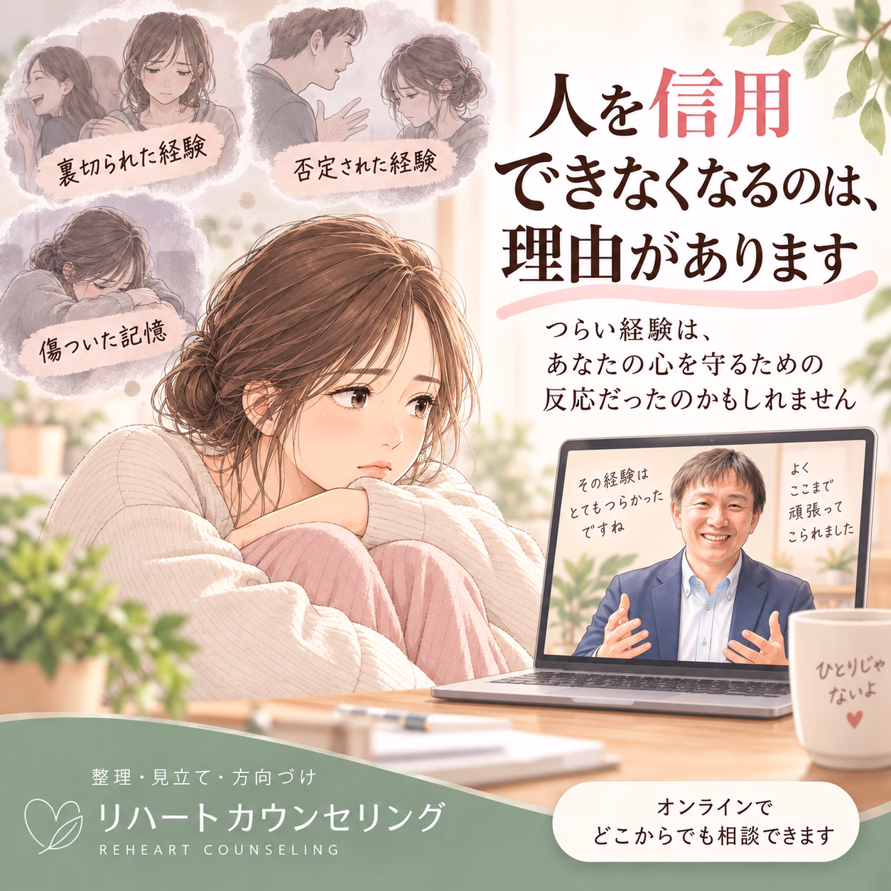 人を信用できなくなるのはなぜ？