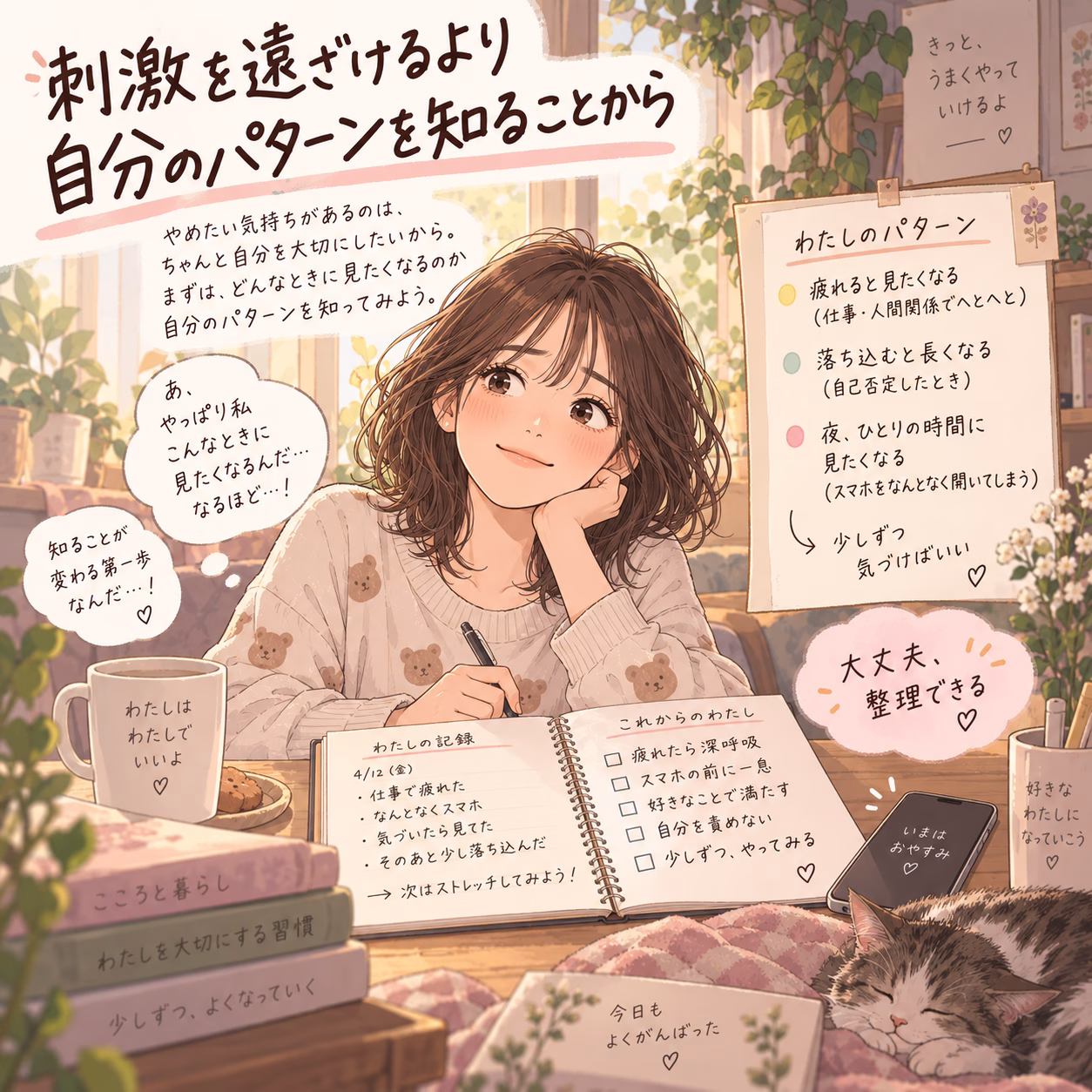 刺激を遠ざけるより、自分のパターンを知ることから始める