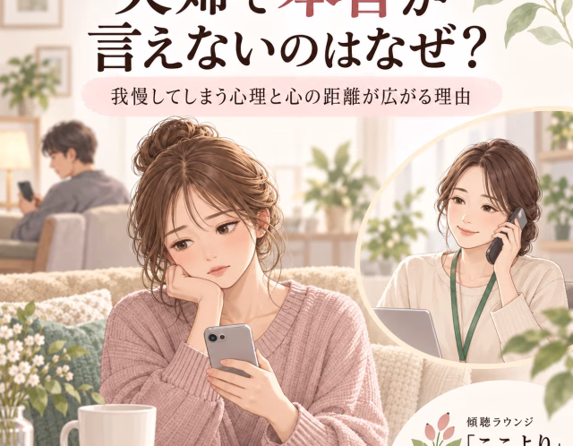 夫婦で本音が言えないのはなぜ？我慢してしまう心理と心の距離が広がる理由