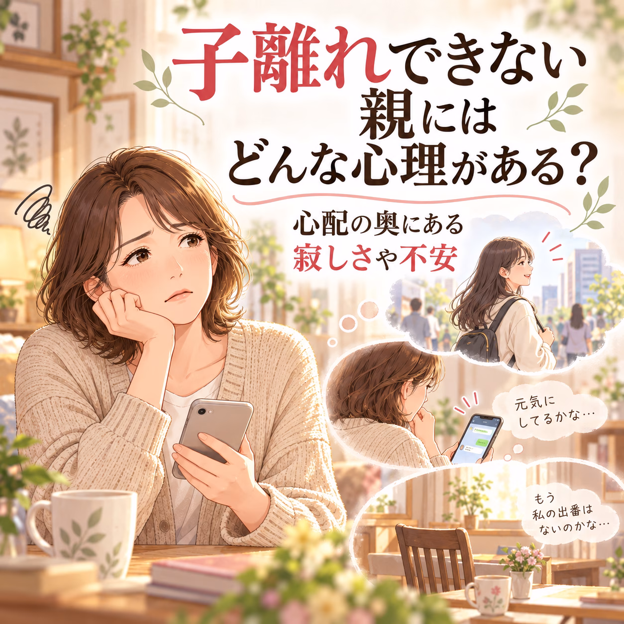 子離れできない親にはどんな心理がある？
