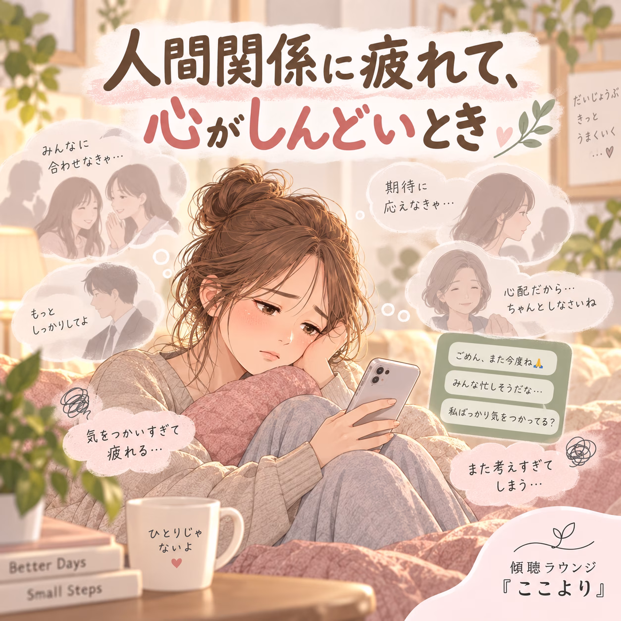 人間関係のストレスは気づかないうちに積み重なる
