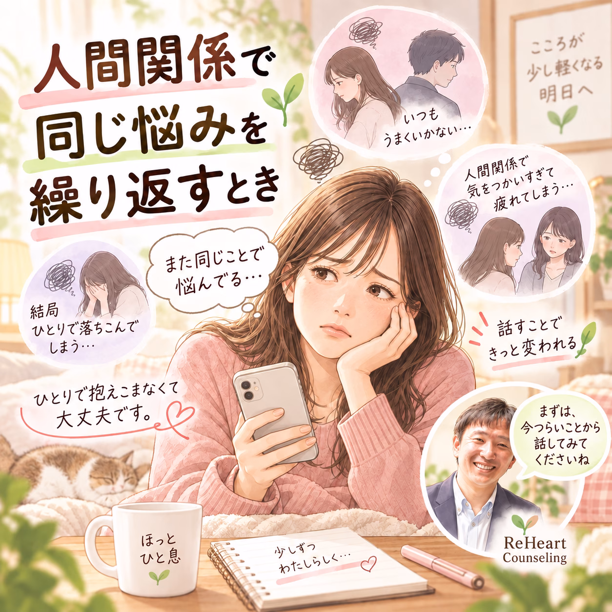 人間関係のストレスを繰り返すときに起きていること