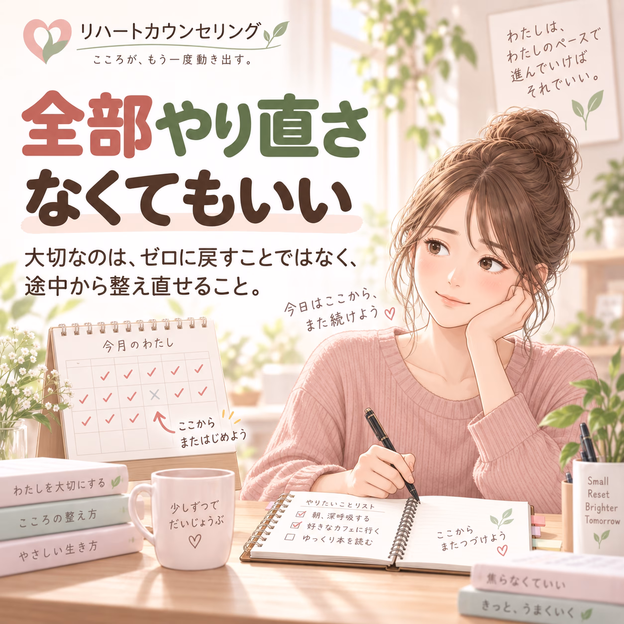 全部やり直すより「途中から修正する」という考え方