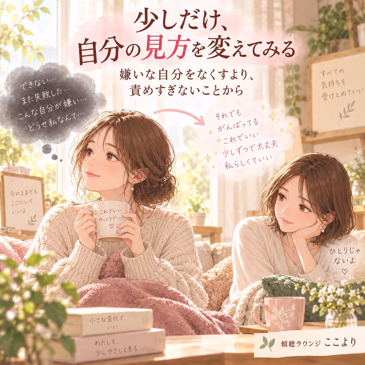 自分を変えようとする前に、「嫌いな自分」との距離を少し変えてみる