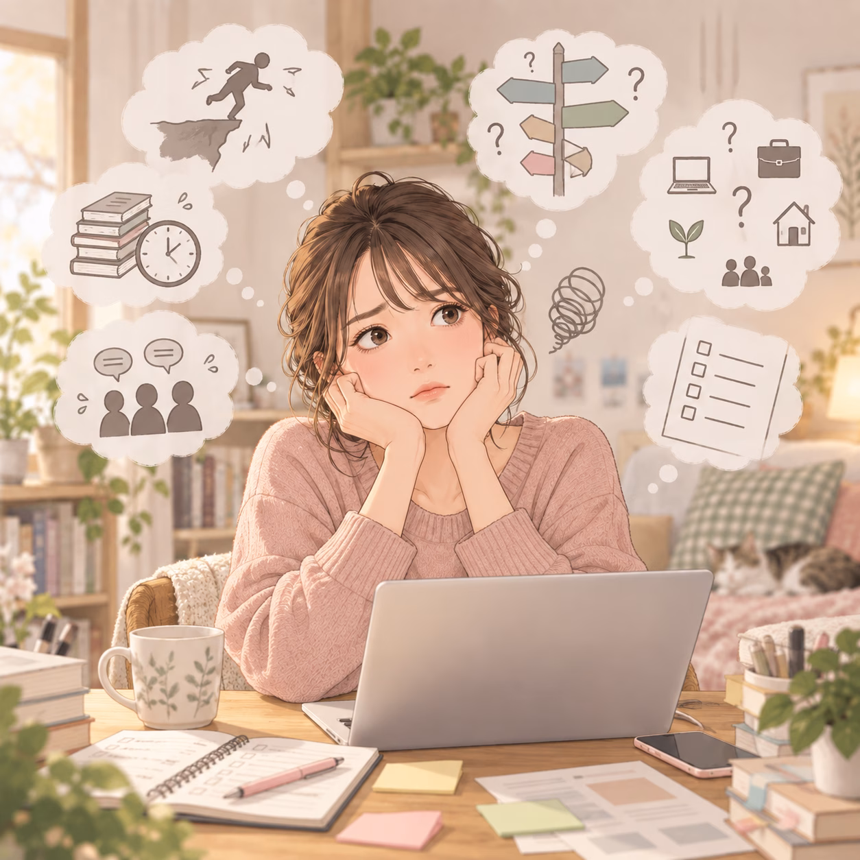 行動する前から不安が大きくなるのはなぜ？