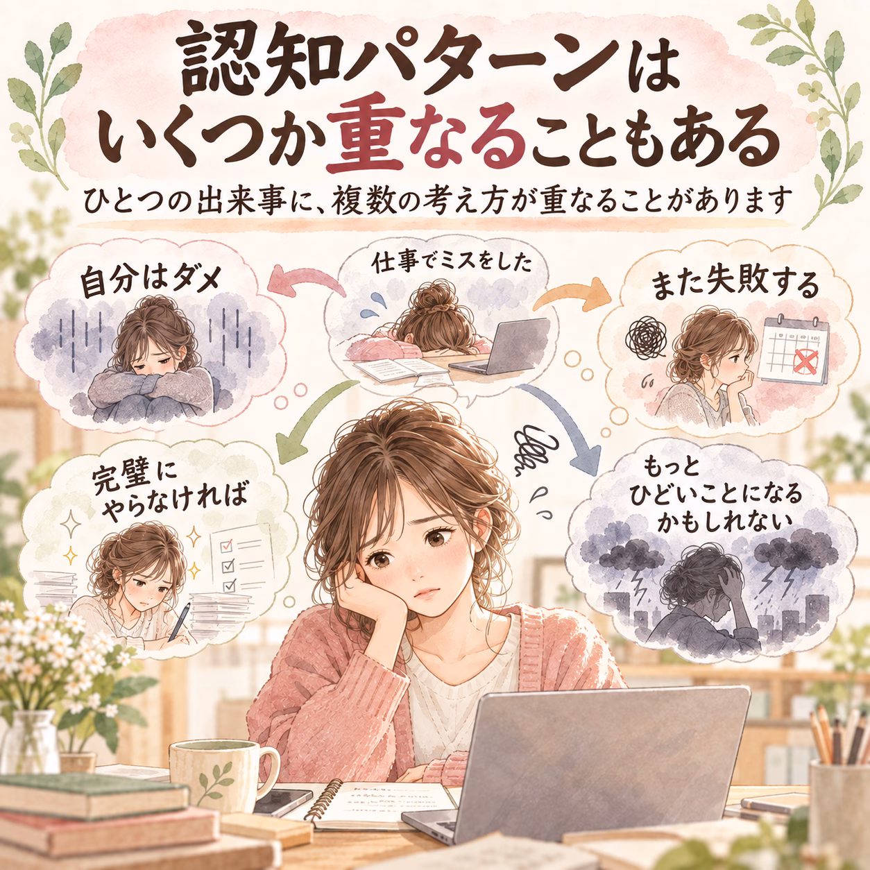 認知パターンはいくつか重なることもある