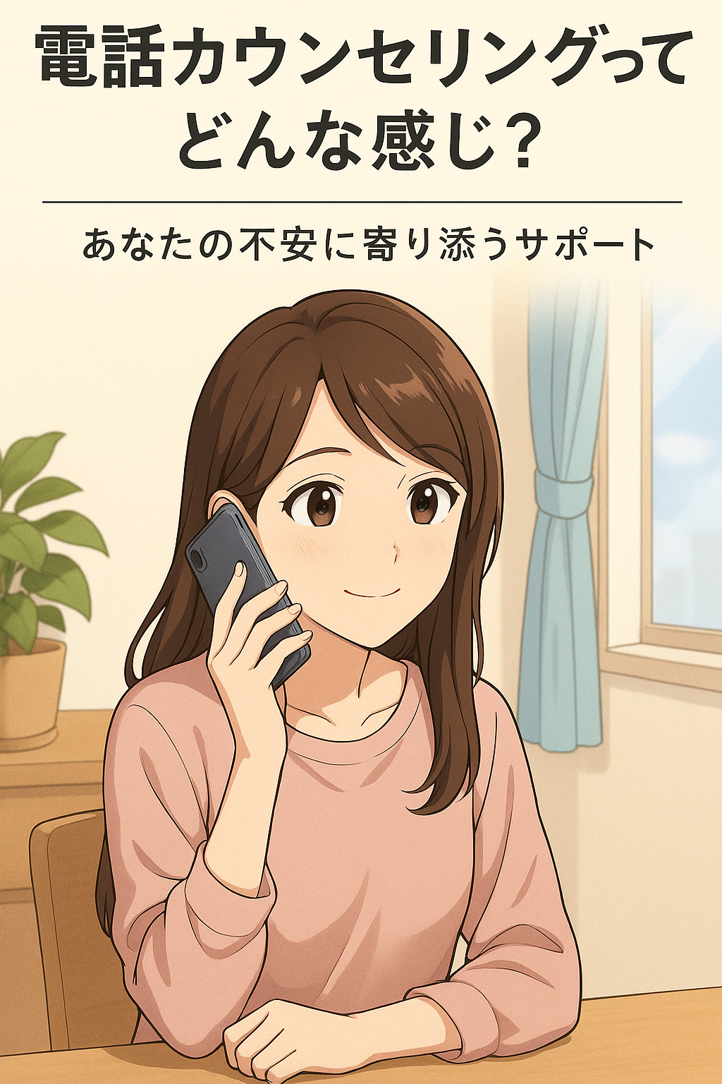 電話カウンセリングってどんな感じ？ ― あなたの不安に寄り添うサポート