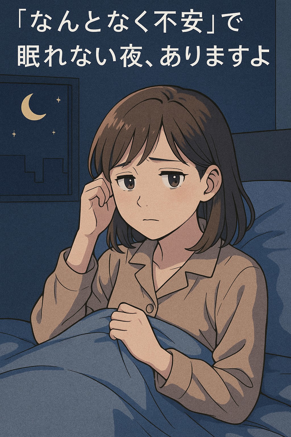 「なんとなく不安」で眠れない夜、ありますよね