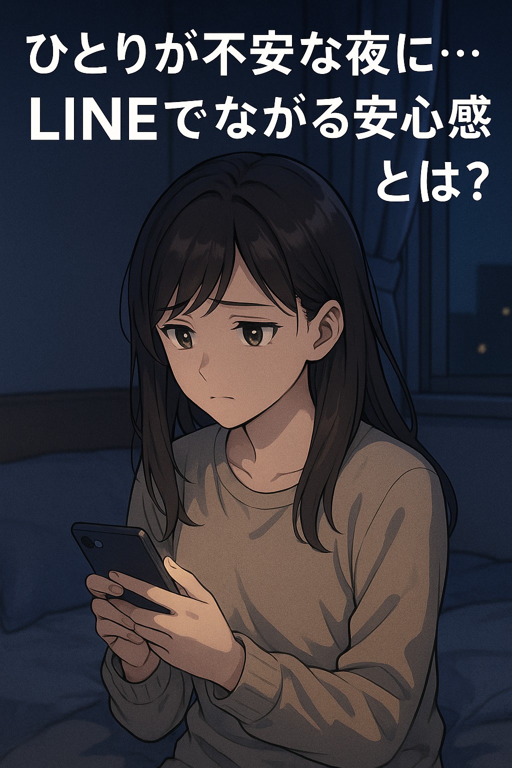 ひとりが不安な夜に…LINEでつながる安心感とは？