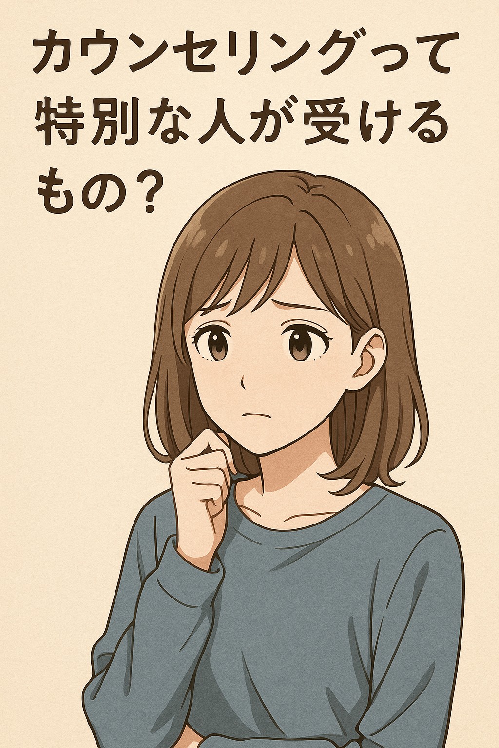 「カウンセリングって特別な人が受けるもの？」という誤解