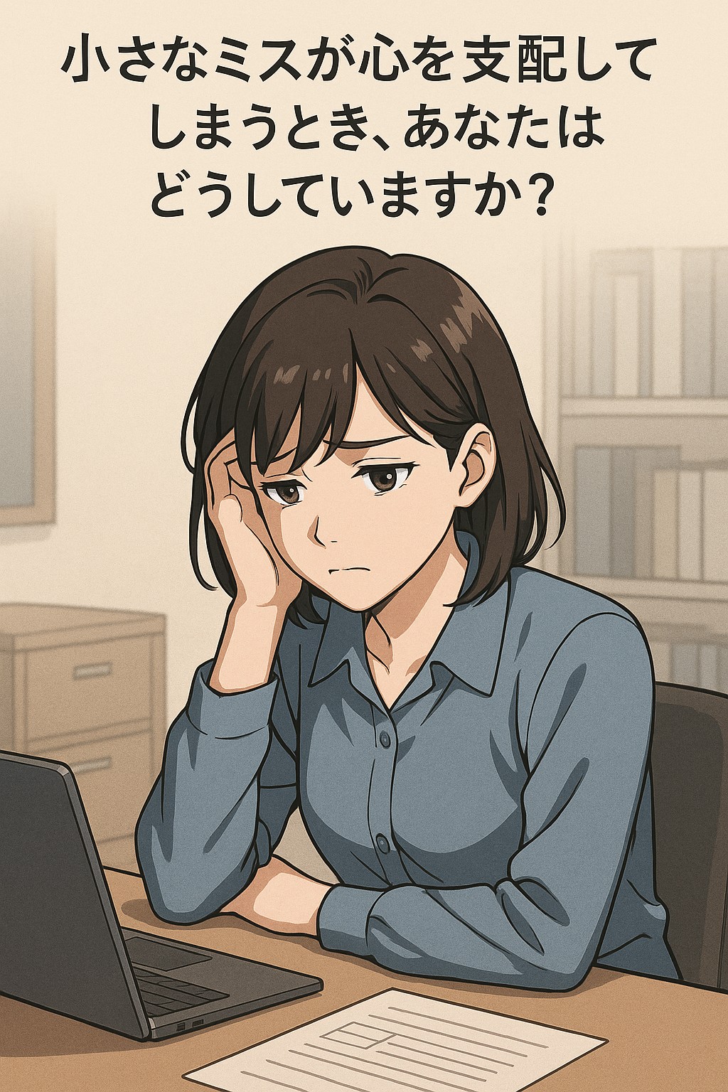 小さなミスが心を支配してしまうとき、あなたはどうしていますか？