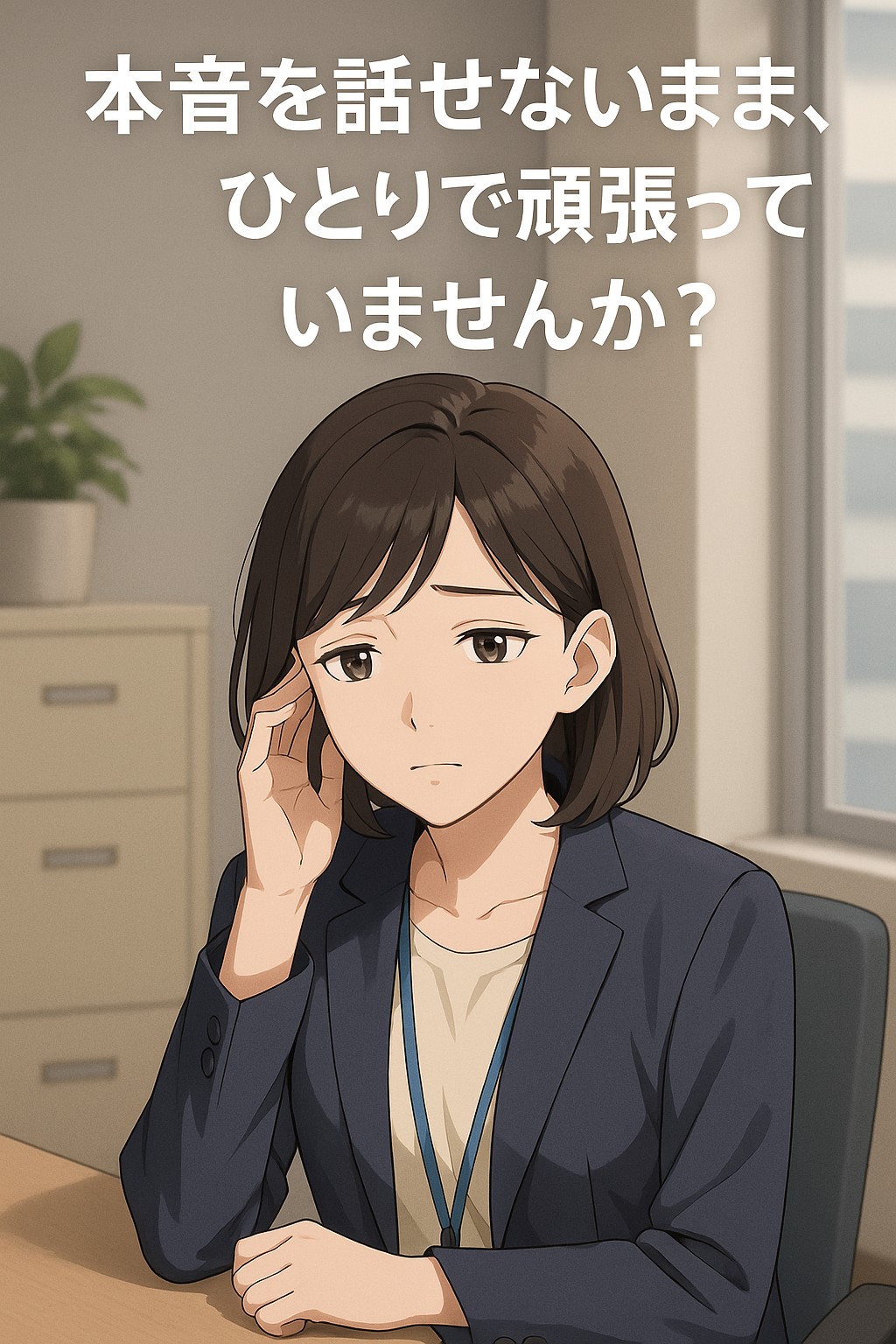 本音を話せないまま、ひとりで頑張っていませんか？