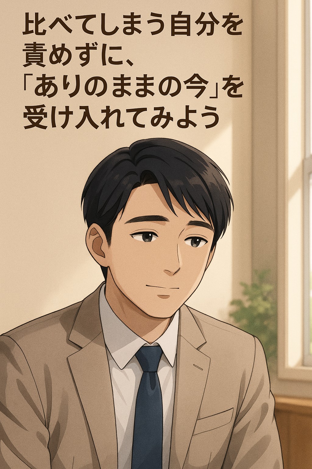 比べてしまう自分を責めずに、「ありのままの今」を受け入れてみよう