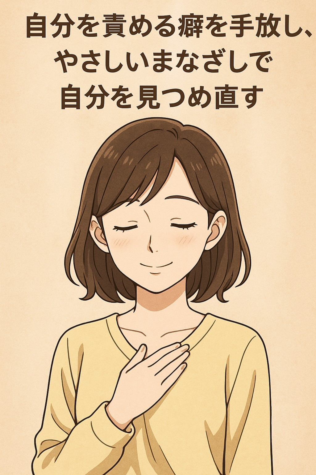 自分を責める癖を手放し、やさしいまなざしで自分を見つめ直す