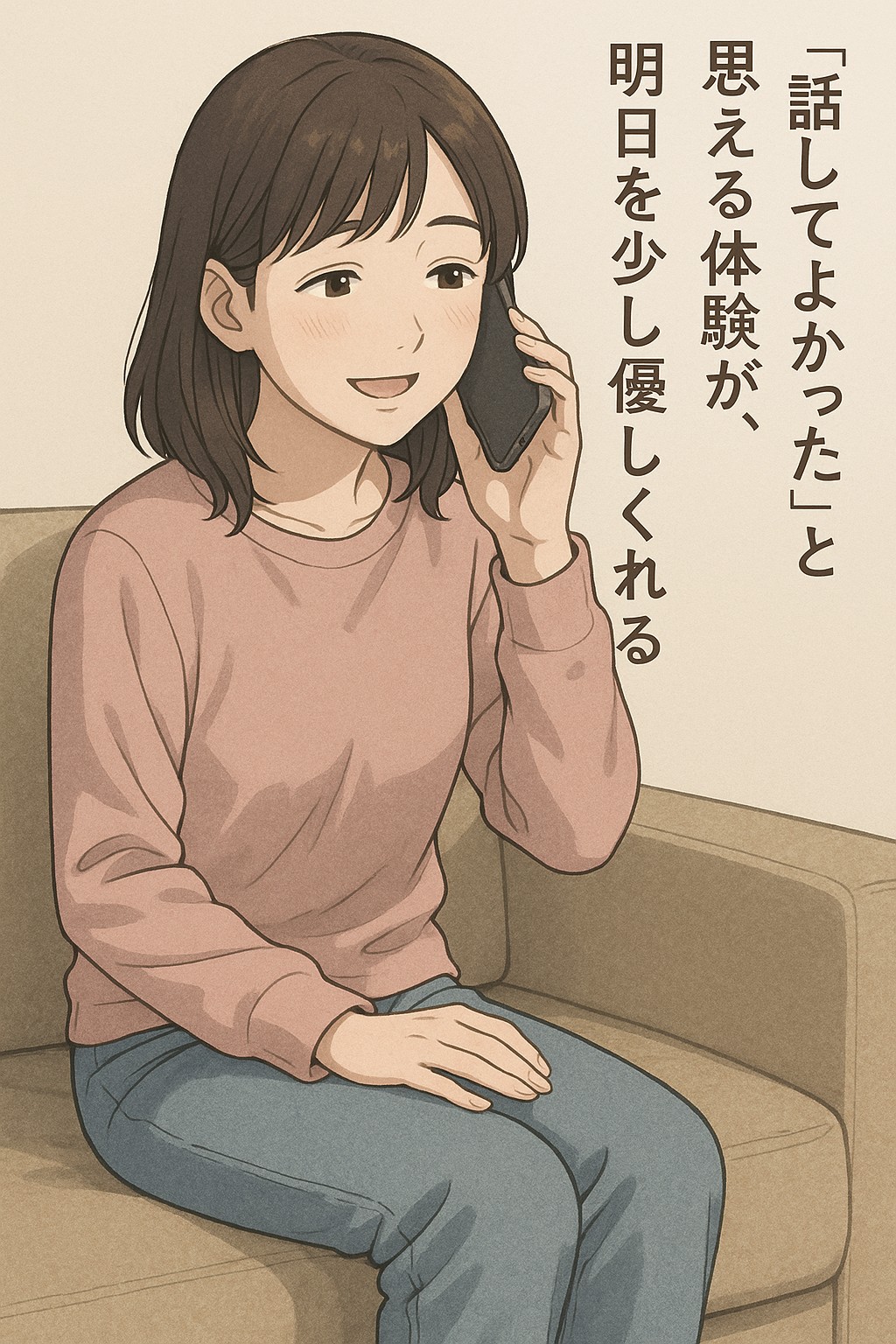 「話してよかった」と思える体験が、明日を少し優しくしてくれる