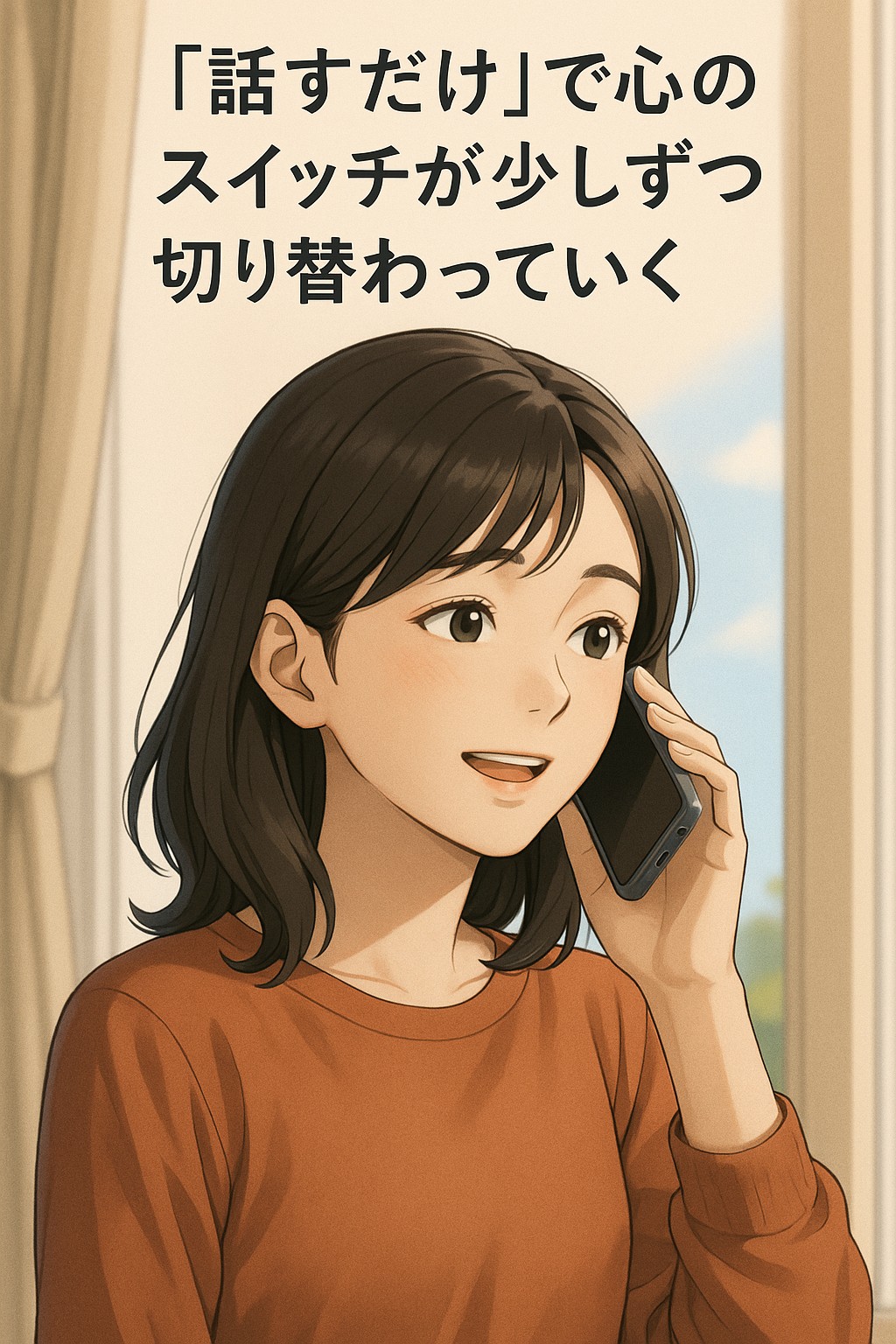 「話すだけ」で心のスイッチが少しずつ切り替わっていく