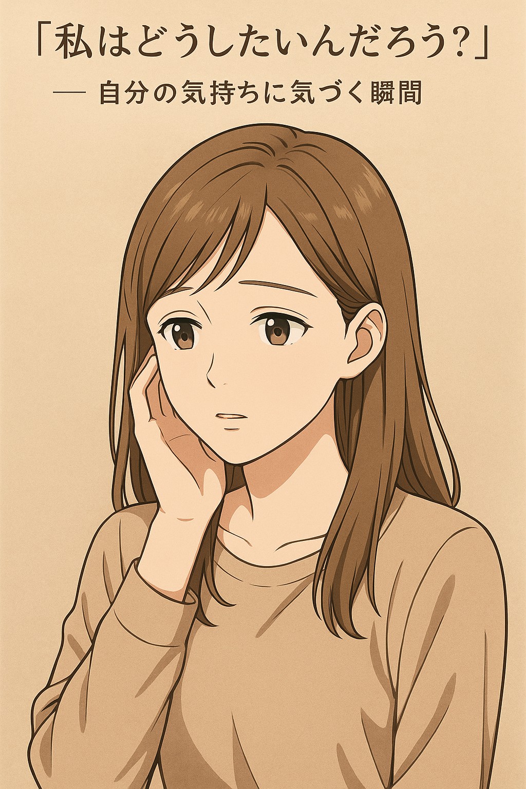 「私はどうしたいんだろう？」——自分の気持ちに気づく瞬間
