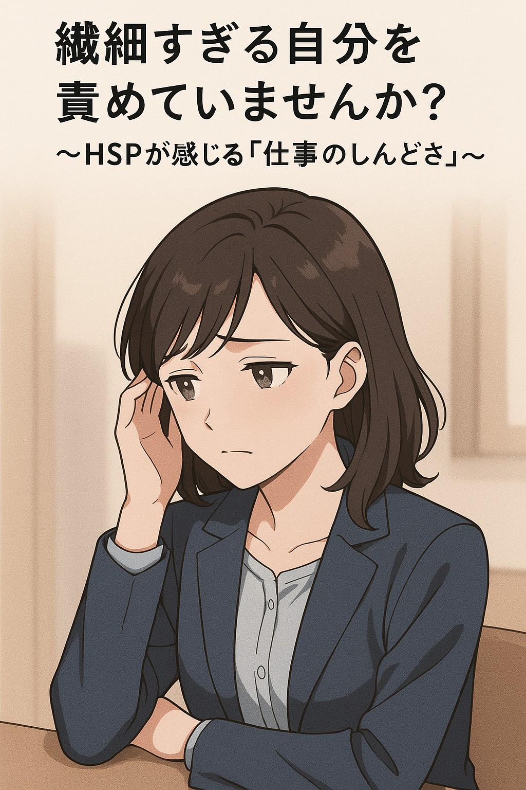 繊細すぎる自分を責めていませんか？ 〜HSPが感じる「仕事のしんどさ」〜
