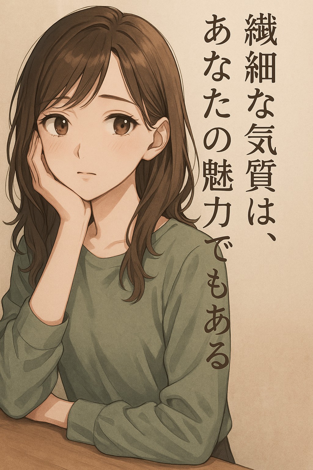 繊細な気質は、あなたの魅力でもある