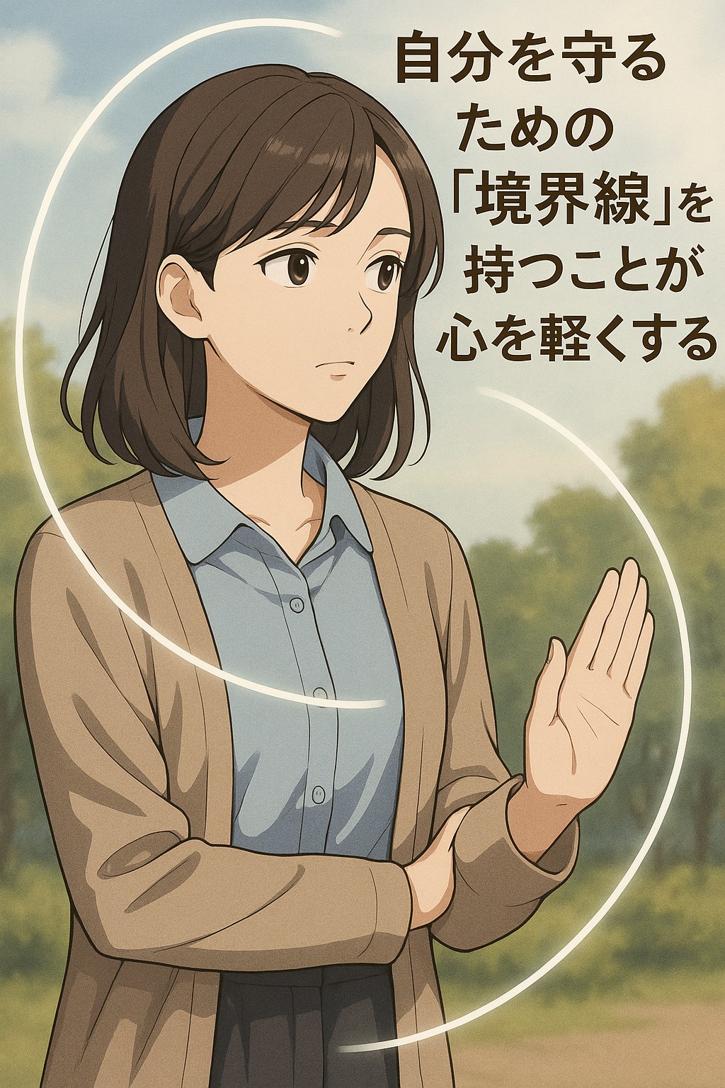 自分を守るための「境界線」を持つことが心を軽くする