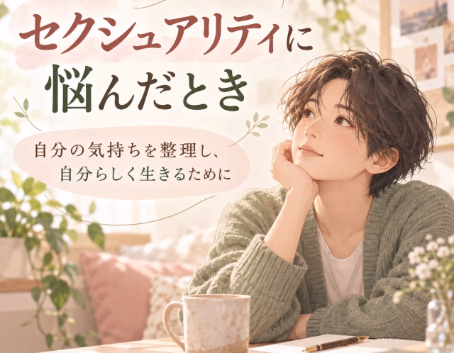 セクシュアリティに悩んだとき｜自分の気持ちを整理し、自分らしく生きるために