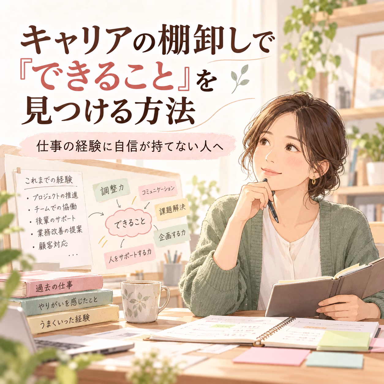 仕事の経験に自信が持てない人へ｜キャリアの棚卸しで「できること」を見つける方法