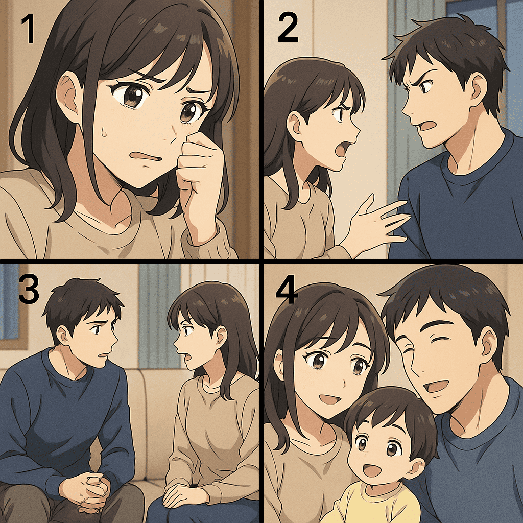 幼い子どものいる夫婦 – すれ違いからの関係改善
