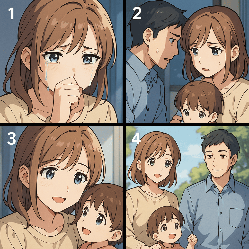 幼い子どものいる夫婦 – 浮気問題と心の回復