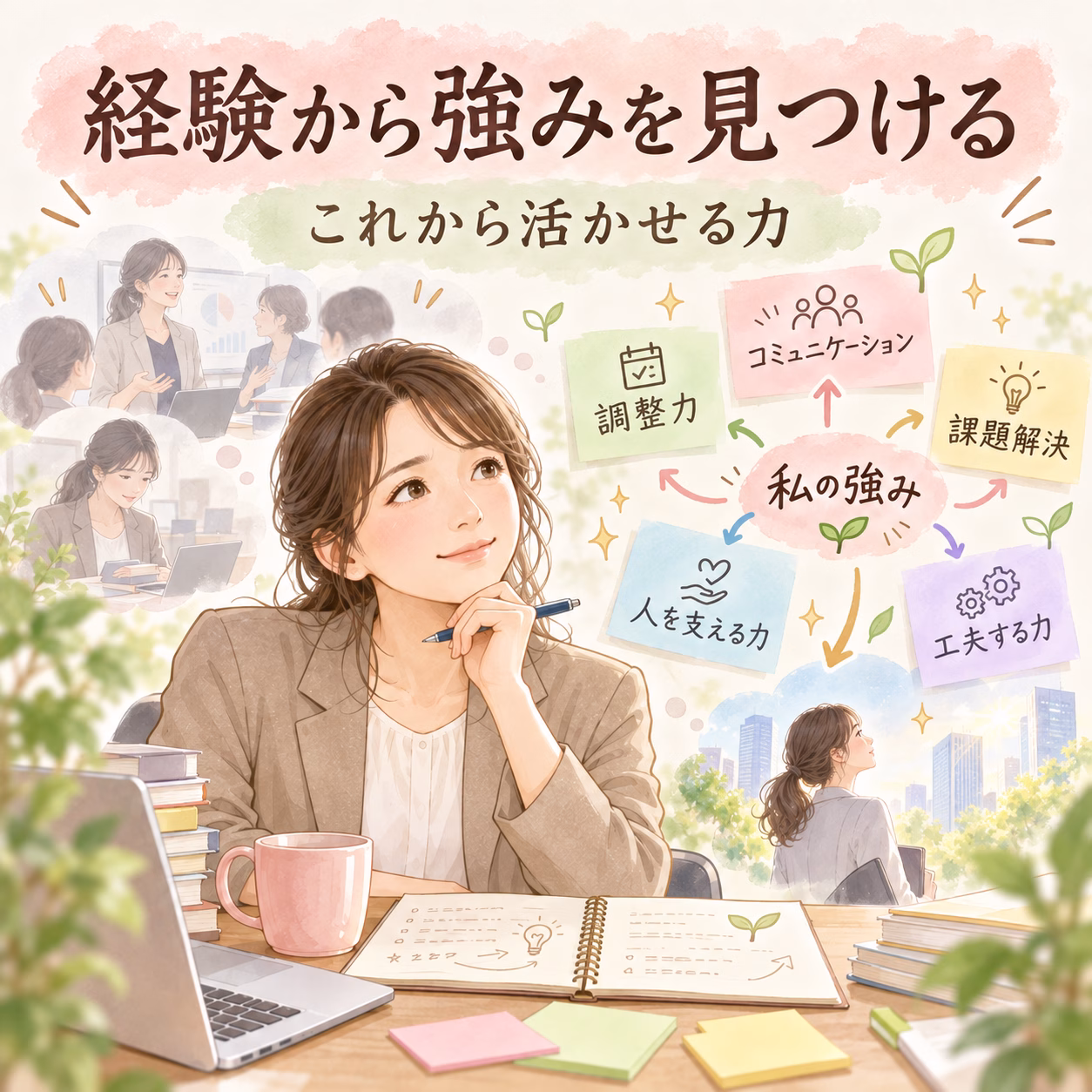 自分の経験から「これから活かせる強み」を見つける