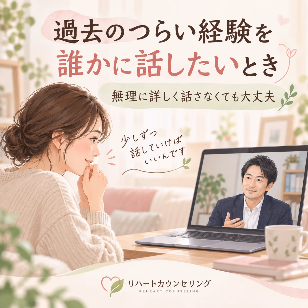 過去のつらい経験を誰かに話したいとき｜無理に詳しく話さなくてもいい理由