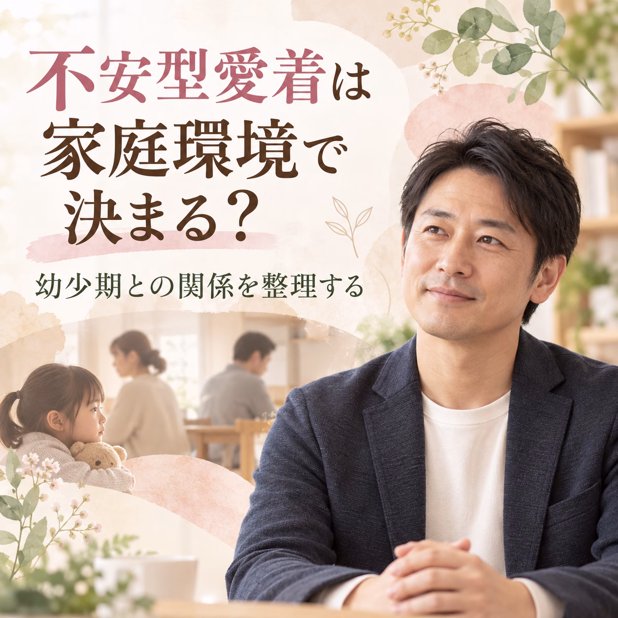 不安型愛着は家庭環境で決まる?幼少期との関係