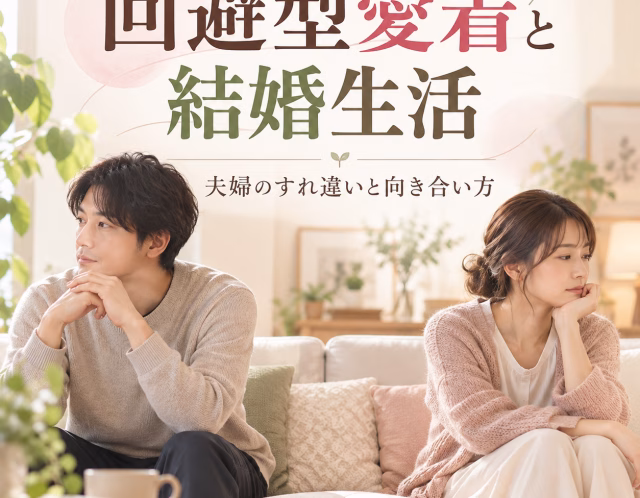 夫婦なのに距離を感じる…回避型愛着と結婚生活のすれ違い・向き合い方