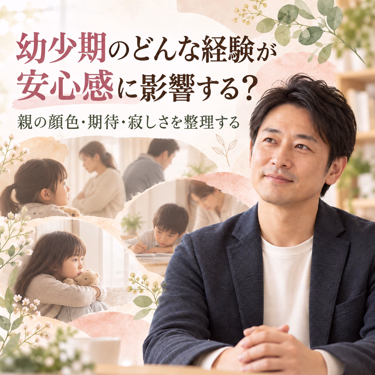 幼少期のどんな経験が安心感に影響する?