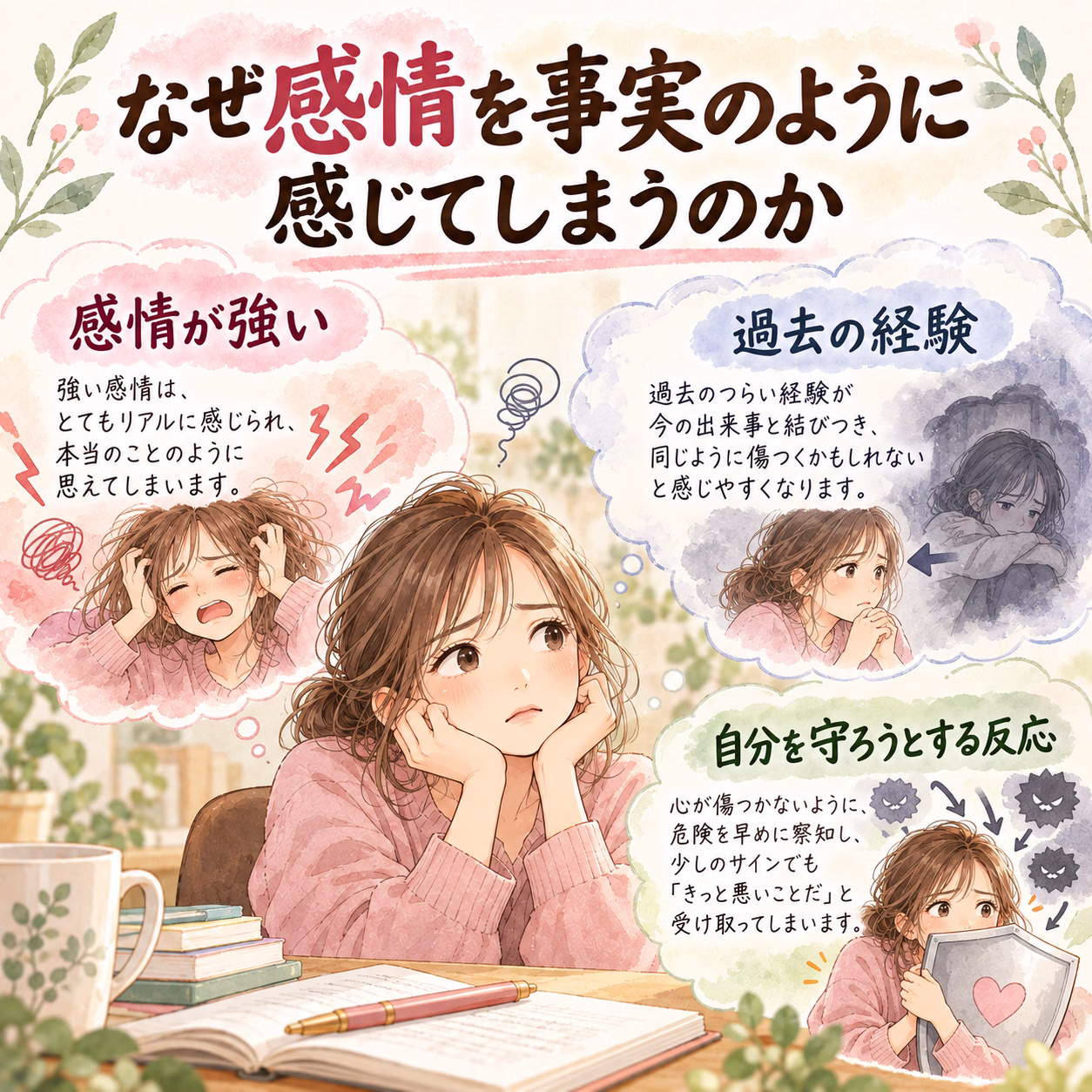 なぜ感情を事実のように感じてしまうのか