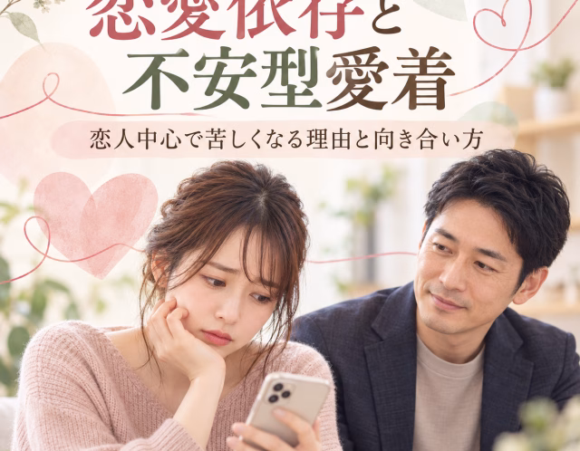 恋愛依存と不安型愛着の関係｜恋人中心で苦しくなる理由と向き合い方